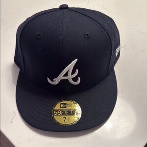 New Era 59FIFTY Navy Cap with Silver Logo